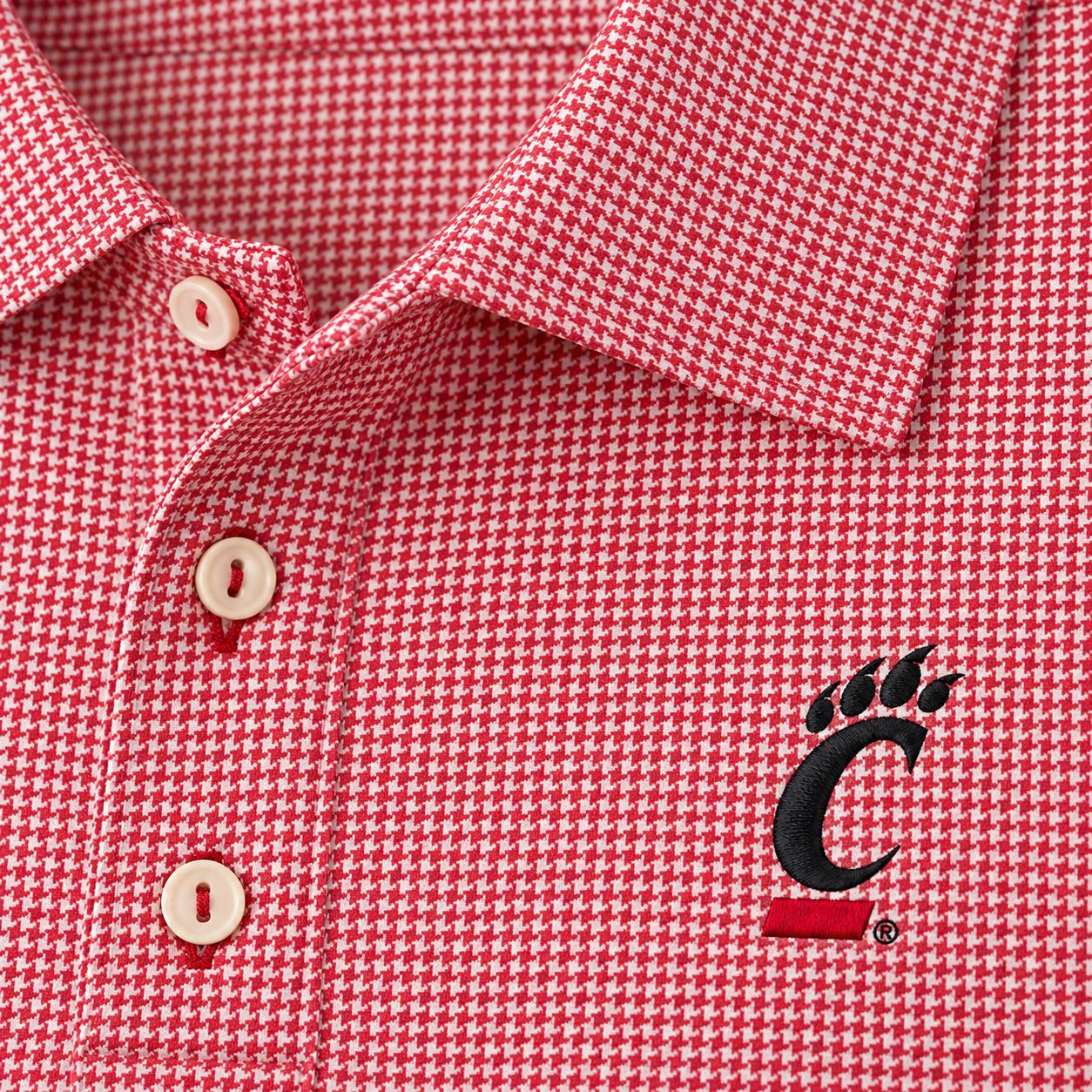Peter Millar Men's University of Cincinnati Bearcats Red Performance Polo
