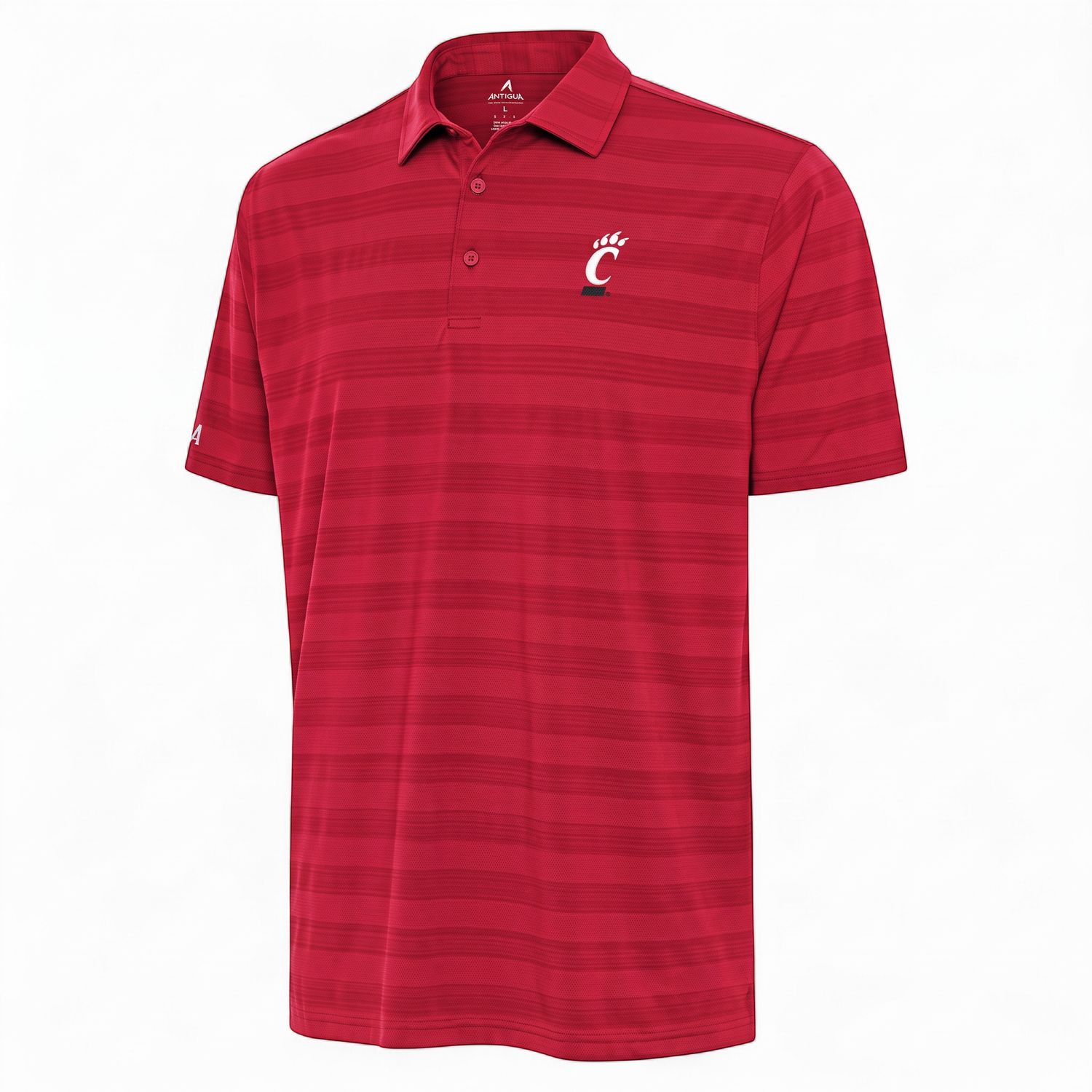 Cincinnati Bearcats Men's Tonal Stripe Tunnel Polo, Size: S