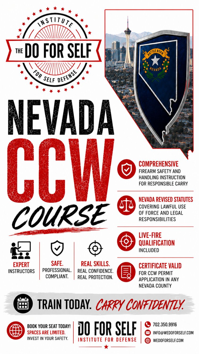 ​Nevada CCW Course: State-Approved Concealed Carry Certification