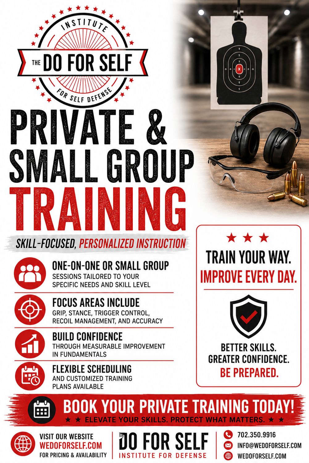 Private &amp; Small Group Training Skill-Focused, Personalized Instruction