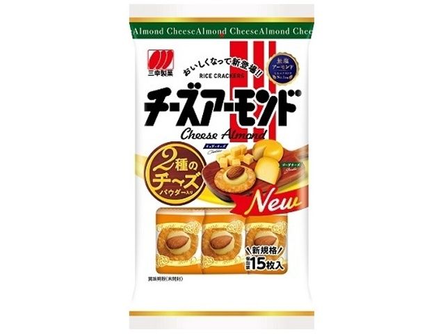 Cheese Almond Rice Cracker