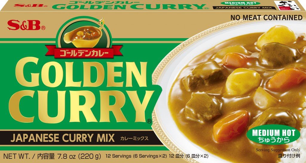 Golden Curry Sauce Mix Med-Hot 220g