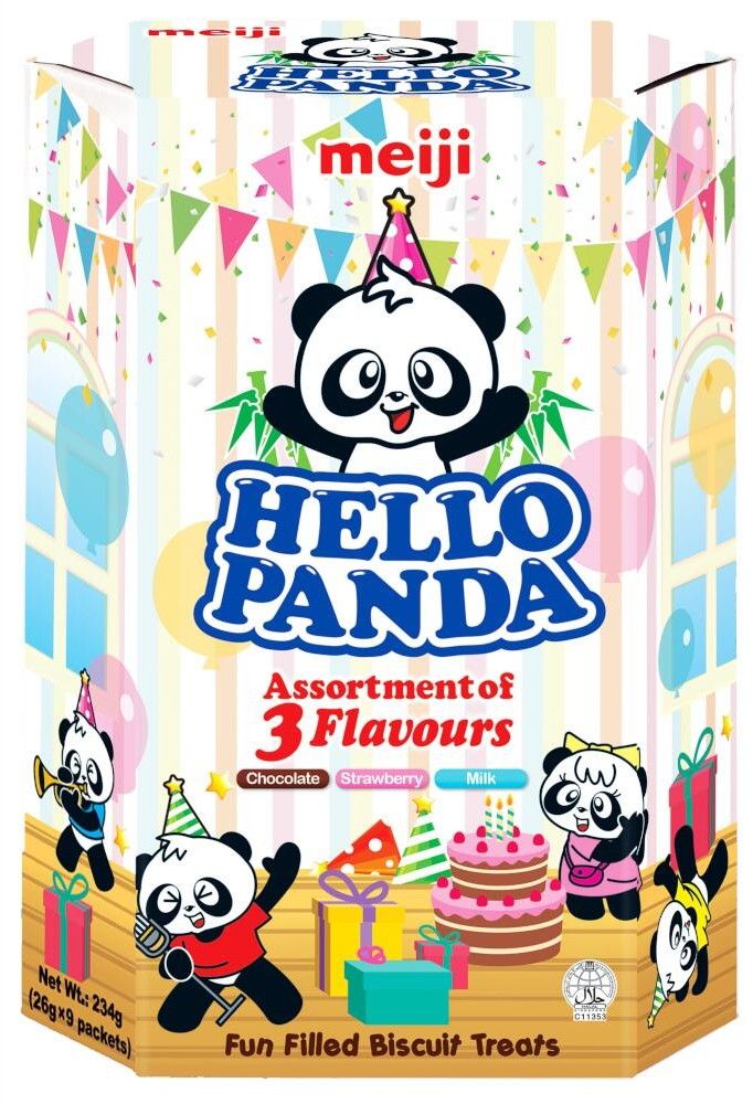Hello Panda Assort Biscuit 260g