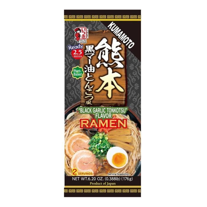 Kumamoto Black Garlic Tonkotsu Flavour Ramen 2pc