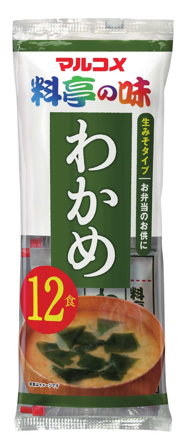 Ryotei no Aji Instant Miso Soup Wakame 12pcs
