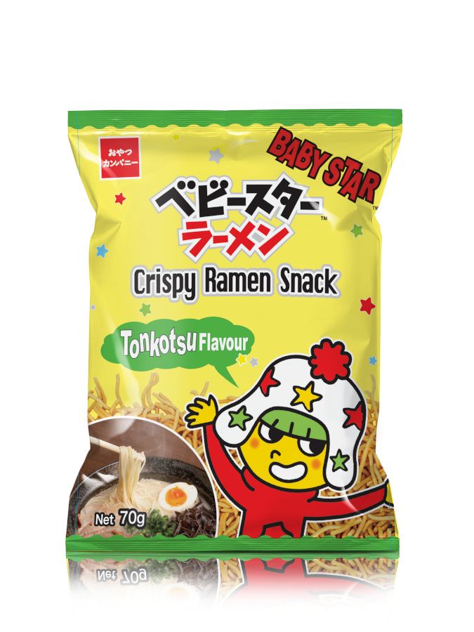 Babystar Ramen Snack Tonkotsu 75g TW