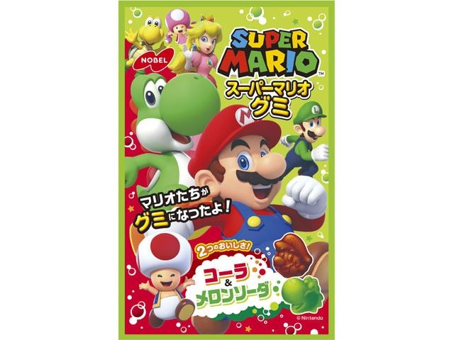 Super Mario Gumi Coke &amp; Melon Soda 50g