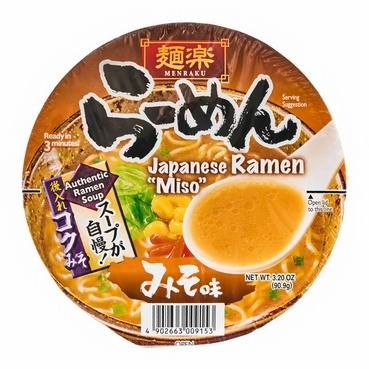Menraku Cup Noodle Miso