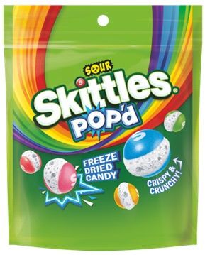 SKITTLES POP'D SOUR POUCH