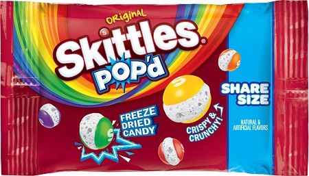 SKITTLES POP'D ORIGINAL POUCH 5.5oz