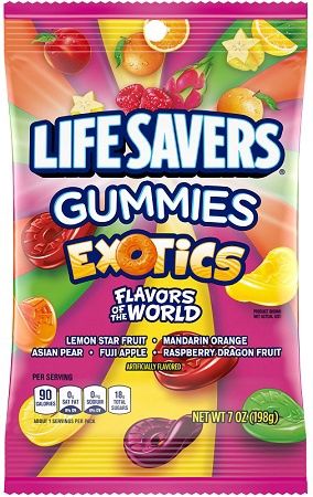 LIFESAVERS GUMMIES 7OZ EXOTICS