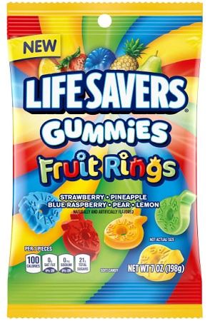 LIFESAVERS GUMMIES 7OZ FRUIT RING