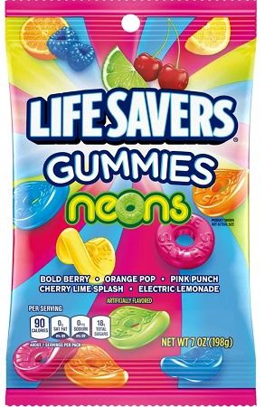 LIFESAVERS GUMMIES 7OZ NEONS