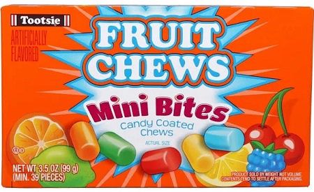 TOOTSIE FRUIT CHEWS MINI BITES 3.5OZ
