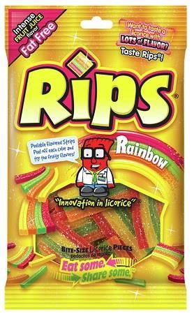 RIPS BITES  RAINBOW BAG  -4OZ