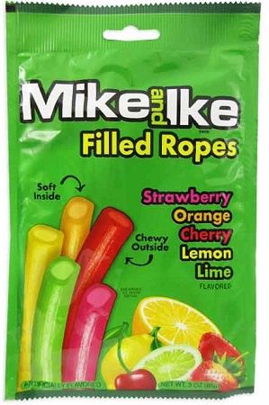 MIKE &amp; IKE LICORICE ROPES 3OZ