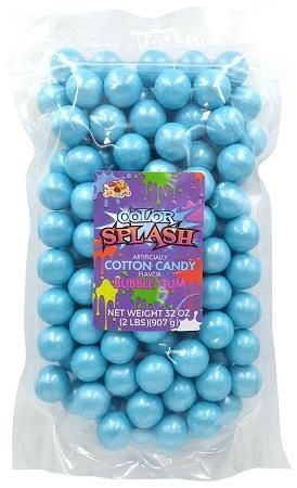 COLOR SPLASH GUMBALLS BABY BLUE (Per oz)