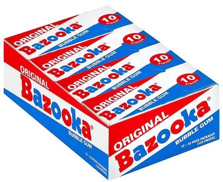 BAZOOKA GUM ORIGINAL 10PC.