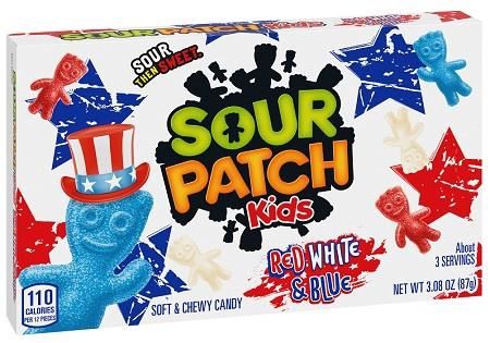 SOUR PATCH KIDS RED WHITE &amp; BLUE BOX