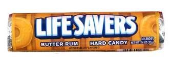 LIFESAVERS ROLL BUTTER RUM