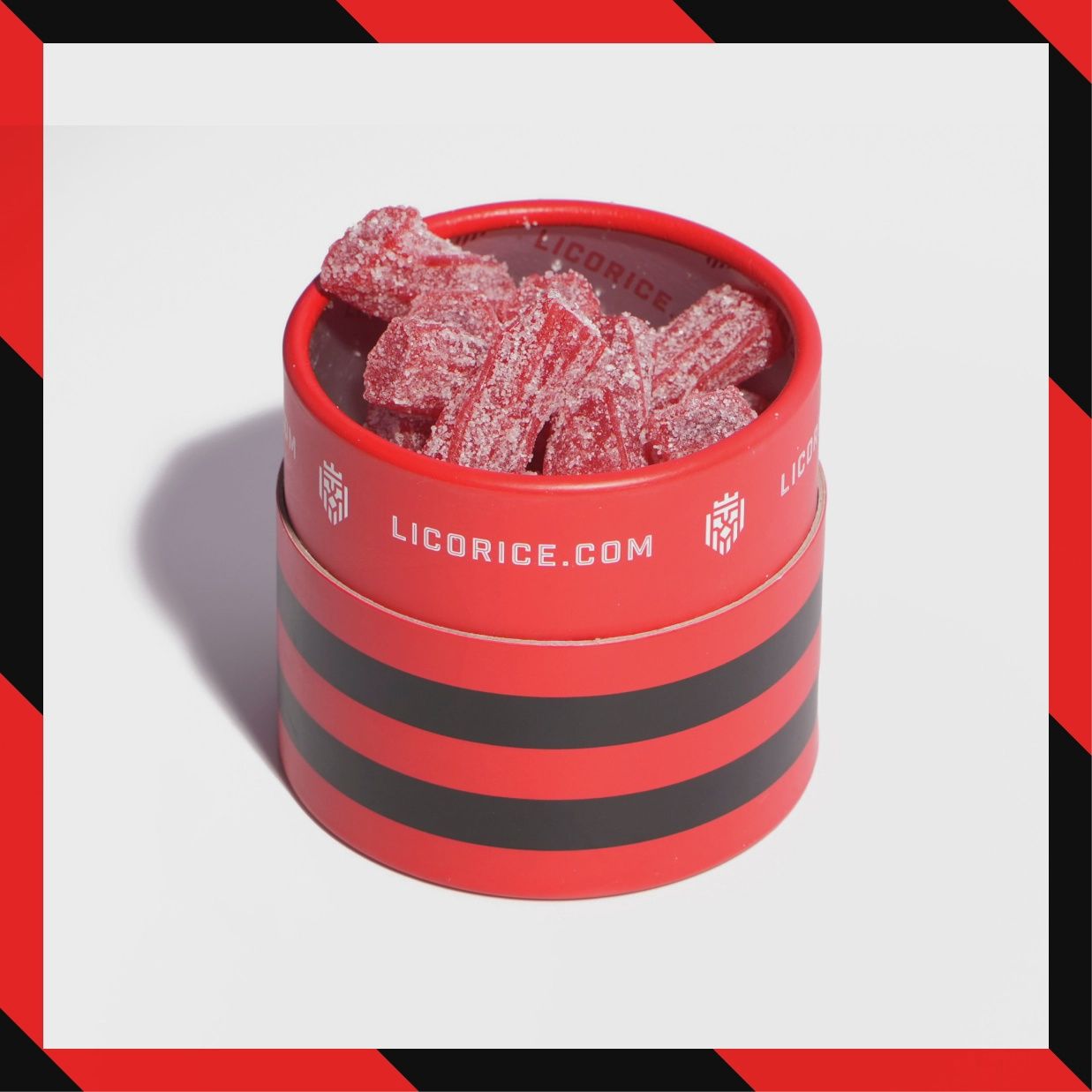 Strawberry Sour Licorice Twists 8oz