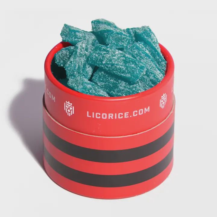 Blue Raspberry Sour Licorice Twists