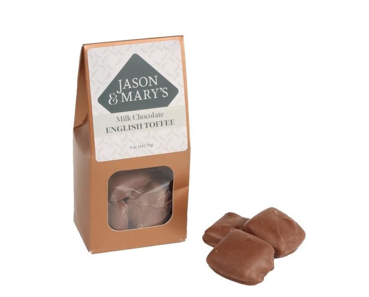 Jason &amp; Mary’s Milk Chocolate Toffee 5oz