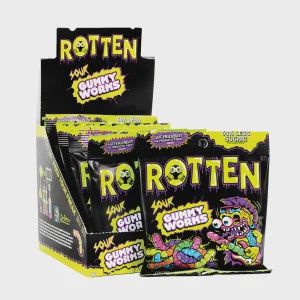 ROTTEN-GUMMY WORMS-SOURPEG-1.8OZ