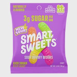 SMARTSWEETS-SOUR GUMMYWORMS 1.8OZ