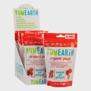 YUM EARTH-ORGANIC POPS-3.1OZ