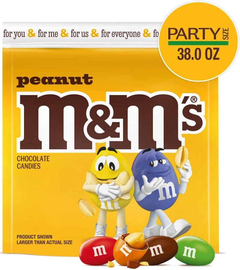 M&amp;M-PEANUT-38OZ