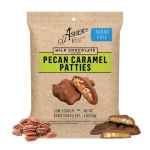 SUGAR FREE PECAN CARAMEL PATTIES MILK