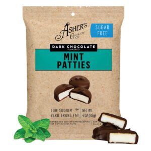 SUGAR FREE  PEPPERMINT PATTIES DARK 4oz