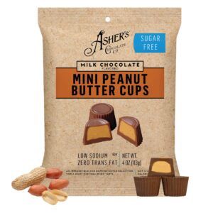 SUGAR FREE MINI PEANUT BUTTER CUPS MILK