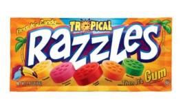 RAZZLES TROPICAL CANDY/GUM