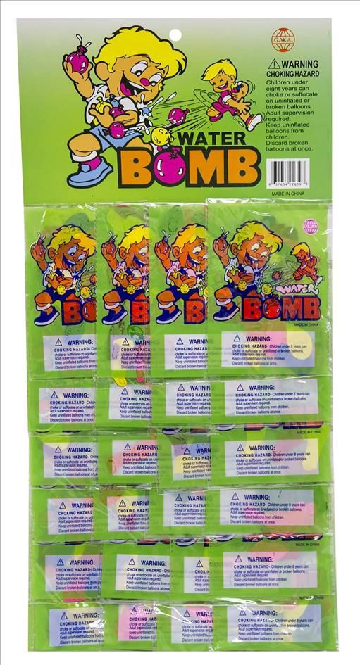BALLOON WATER BOMB  -24CT