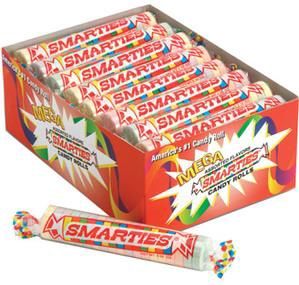 SMARTIES CANDY MEGA ROLL -REG