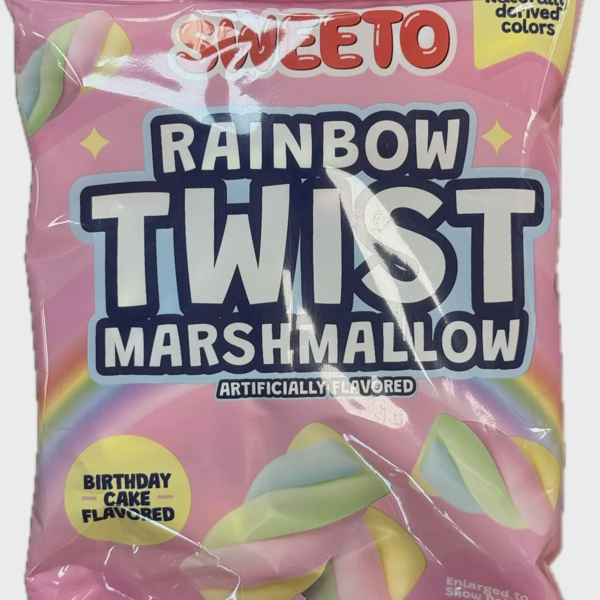 Rainbow twist mashmallow