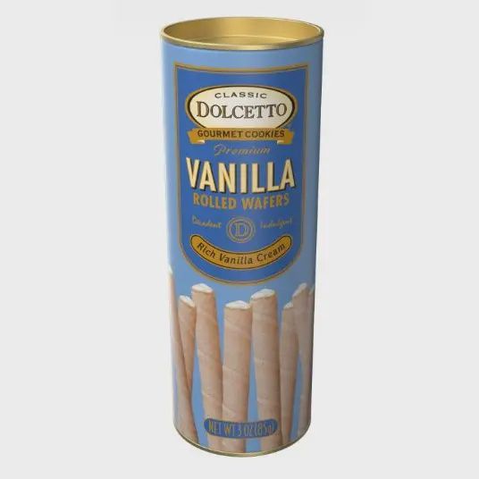 Vanilla Rolled Wafers