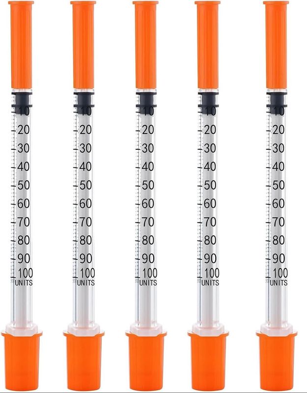 1ml Syringes Size 29g x 8mm - 5 syringes