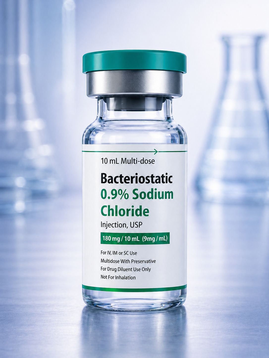 Bacteriostatic Sodium Chloride 0.9% (10mL)