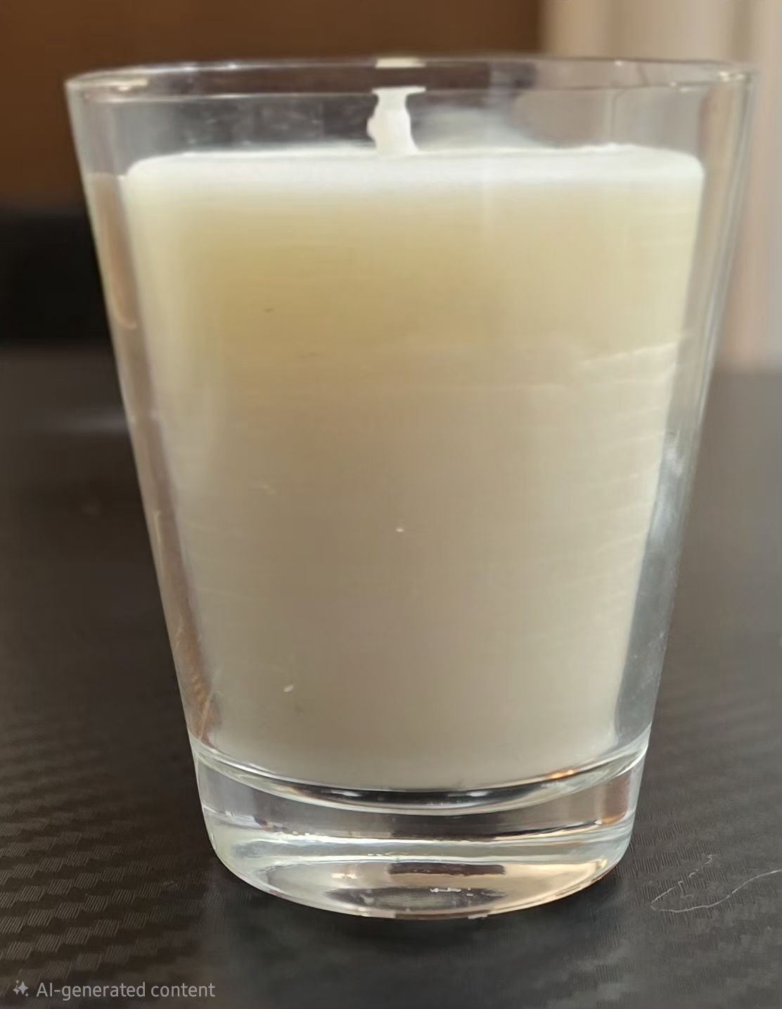 Shot glass candle