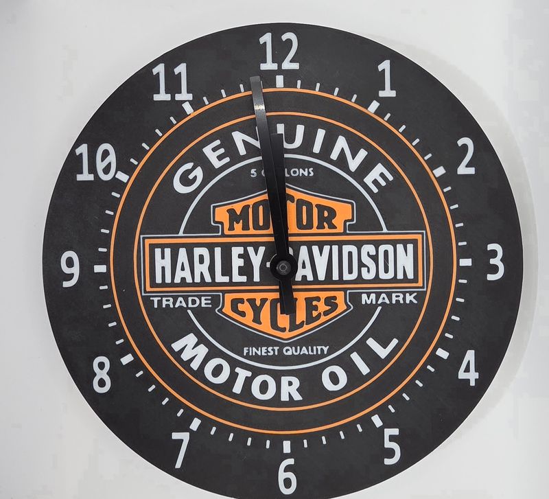 Harley Davidson Clock Version 2