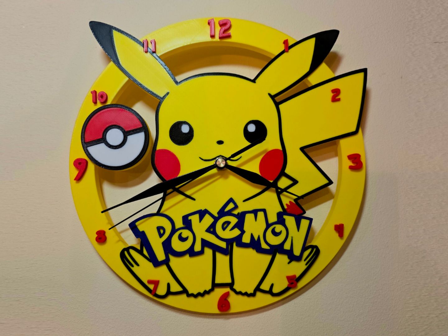 Pikachu Clock