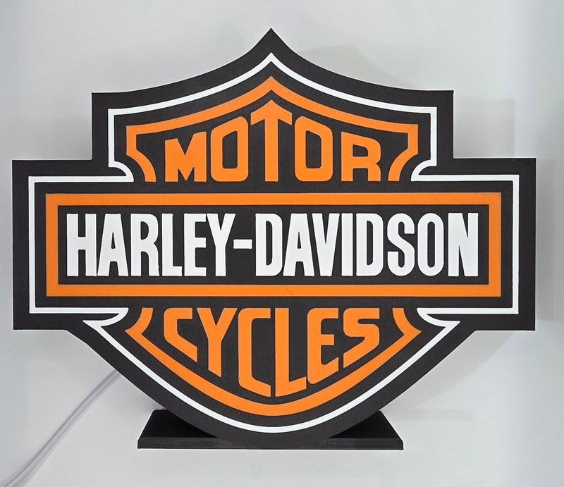 Harley Davidson Light Box