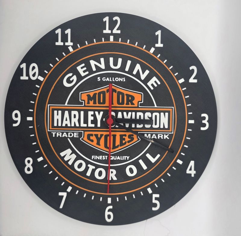 Defective Harley Davidson Clock Version 2