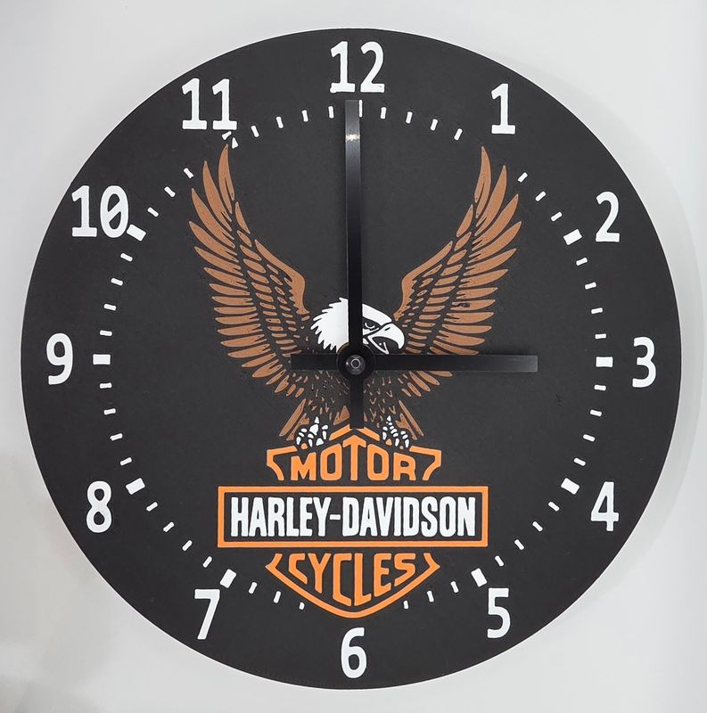 Harley Davidson Clock Version 3