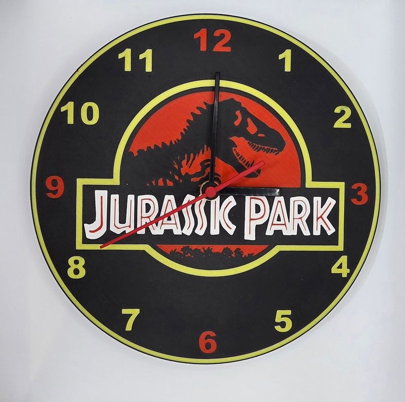 Jurassic Park Clock
