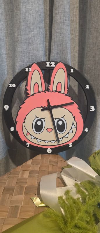 Labubu Clock