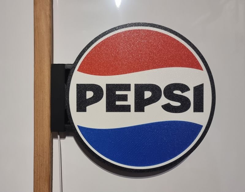 Pepsi Inspired Bar Light